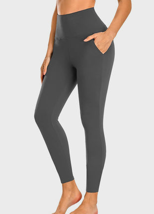 Pocketed High Waist Active Leggings