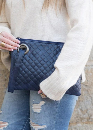 Quilted Wristlet Clutch - GypsyHeart
