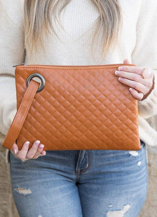 Quilted Wristlet Clutch - GypsyHeart