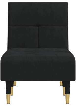 Chaise Lounge Black Velvet - So Elegant and Multifunctional - GypsyHeart