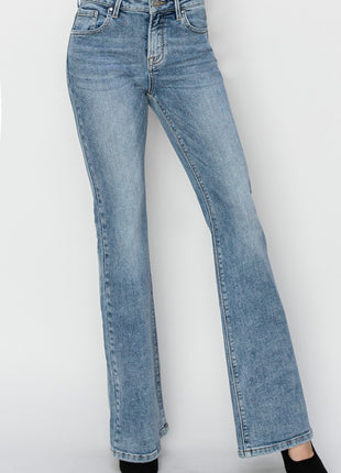 RISEN Full Size Mid Rise Bootcut Jeans