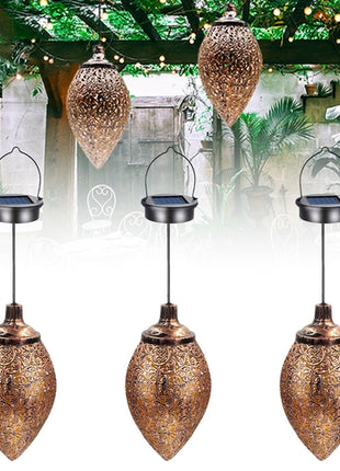 Solar Light LED Lantern Garland Waterproof Hanging Outdoor Fairy Light