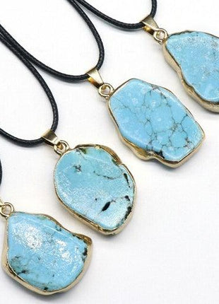 Turquoise Pendant Necklace - GypsyHeart