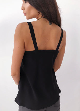 V-Neck Wide Strap Cami