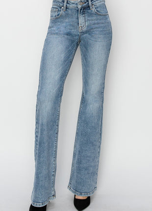 RISEN Full Size Mid Rise Bootcut Jeans