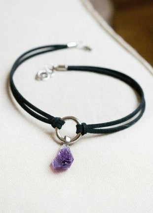 Healing Crystals Jewelry | Amethyst Necklace Choker | Crystal - GypsyHeart