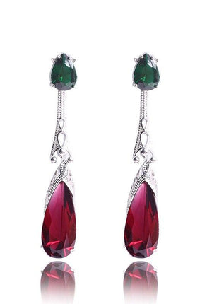 925 Fine-Sterling Silver Earring With Crystals - GypsyHeart
