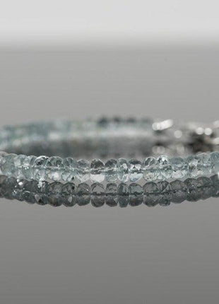 Aquamarine Bracelet - March Birthstone - Delicate Jewelry - Handmade - GypsyHeart