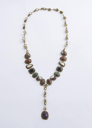 Gorgeous Gemstone Vintage Necklace - GypsyHeart