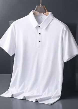 Ice Silk Traceless T-shirt Men's Light Business Solid Color - GypsyHeart