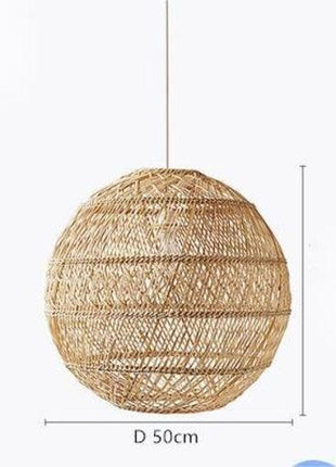 Modern Handmade Rattan Bamboo Chandelier - Pendant Lighting - GypsyHeart