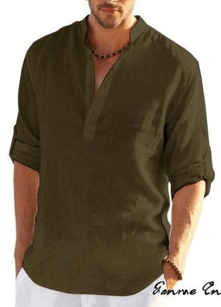 Cotton Linen Casual Shirt - GypsyHeart