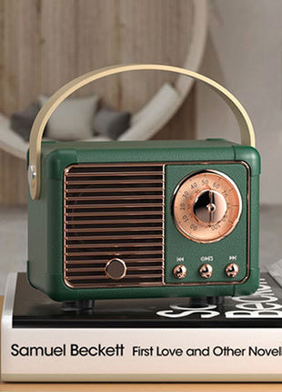 Bluetooth Compact Retro Speakers with Radio