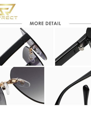 Women Rimless Sunglasses 2023 UV Protection Luxury Brand - GypsyHeart