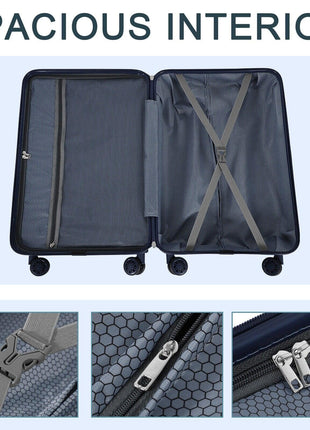 Travel Luggage With Spinner Wheel 20 inch - GypsyHeart