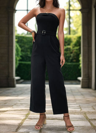 Tube Jumpsuit with Pockets