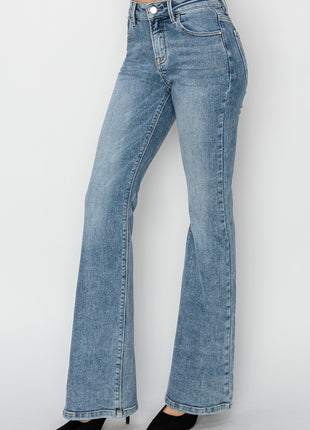 RISEN Full Size Mid Rise Bootcut Jeans