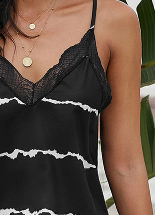 Lace Detail V-Neck Cami