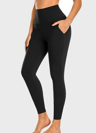 Pocketed High Waist Active Leggings