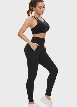 Pocketed High Waist Active Leggings