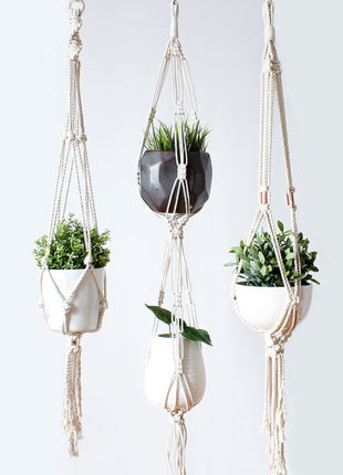 Plant Hanger, Macrame Plant Holder