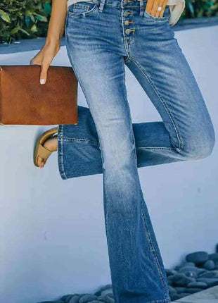 Wide Leg Long Jeans - GypsyHeart