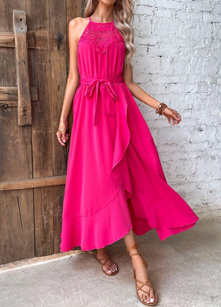 Grecian Belted Elegant Sleeveless Dress - GypsyHeart
