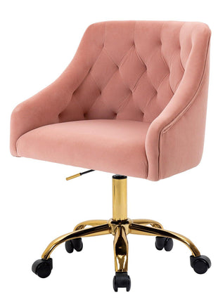 Modern Plush Office Task Chair Height Adjustable 360° Swivel Wheels - GypsyHeart