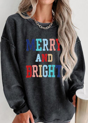 MERRY AND BRIGHT Graphic Sweatshirt - GypsyHeart