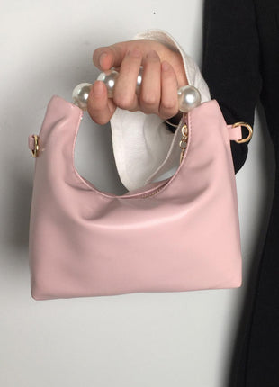 Leather & Pearl Handbag - GypsyHeart