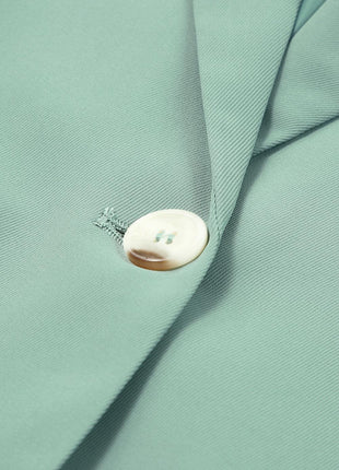 One-Button Flap Pocket Blazer - GypsyHeart
