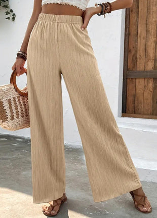 Full Size High Waist Wide Leg Pants - GypsyHeart