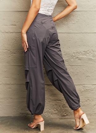 Drawstring Waist Joggers with Pockets Comfy and Flattering - GypsyHeart