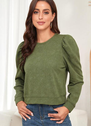 Round Neck Long Sleeve Light Sweater - GypsyHeart