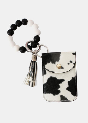 Bead Wristlet Key Chain with Wallet - GypsyHeart