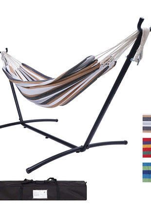 Double Classic Hammock with Stand for 2 Person - GypsyHeart