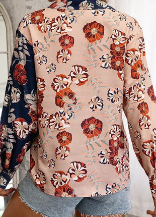 Floral Button Up Long Sleeve Shirt
