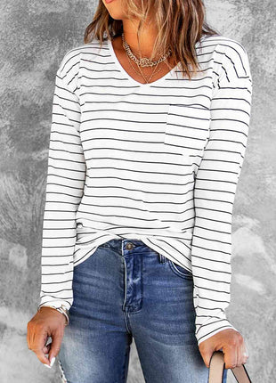 Striped Long Sleeve T-Shirt - GypsyHeart