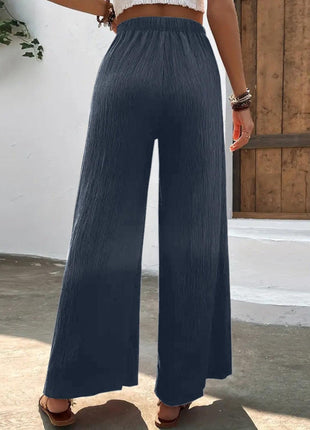 Full Size High Waist Wide Leg Pants - GypsyHeart